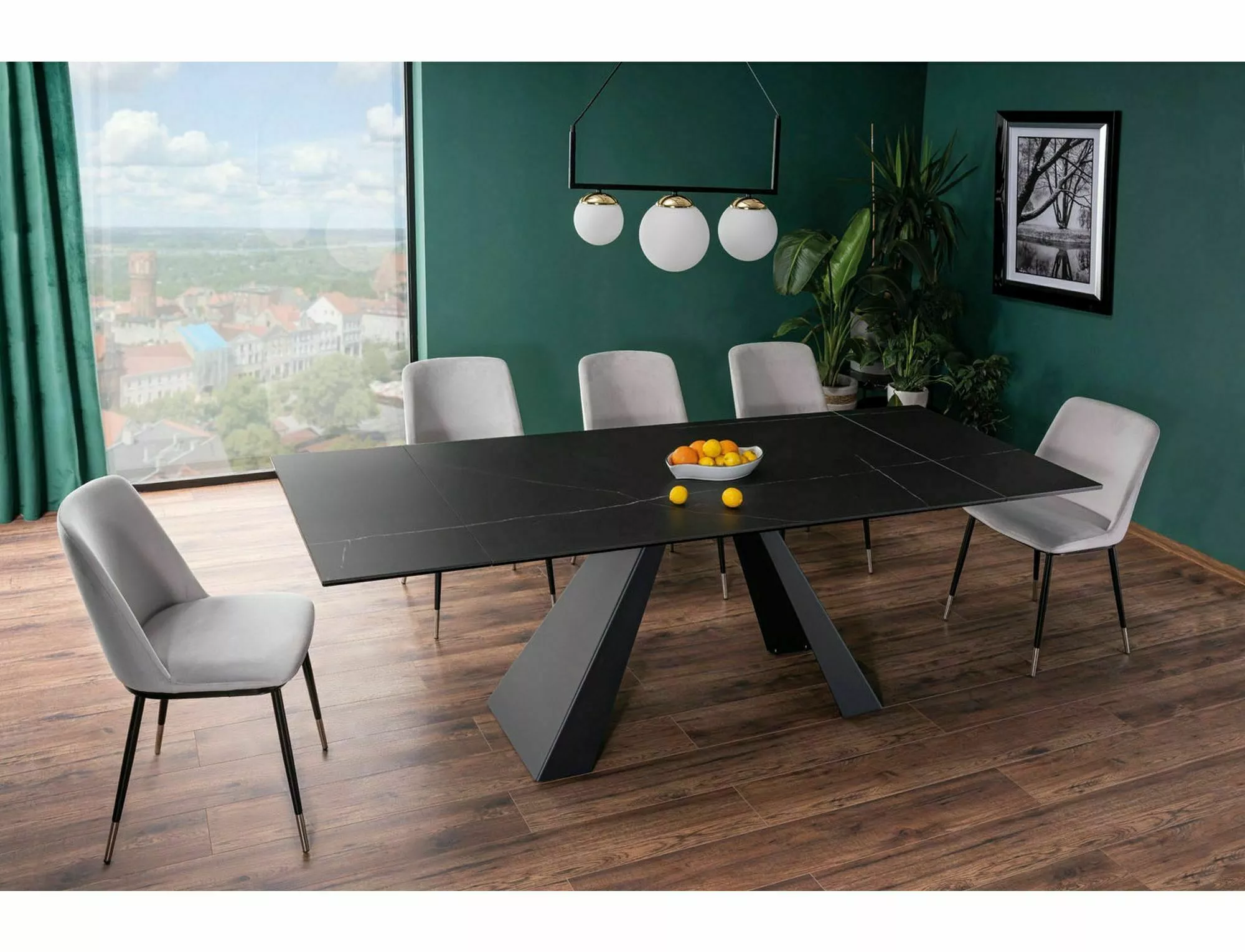 Stół Salvadore Ceramic Sahara Noir 160/240cm - obrazek 3