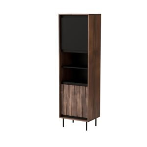 Witryna  SWING W-1 Orzechowy/Czarny