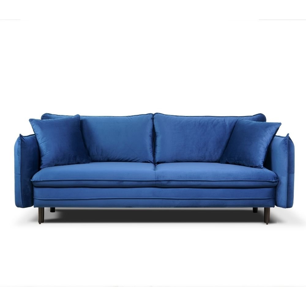 Sofa rozkładana Homely z funkcją spania i pojemnikiem