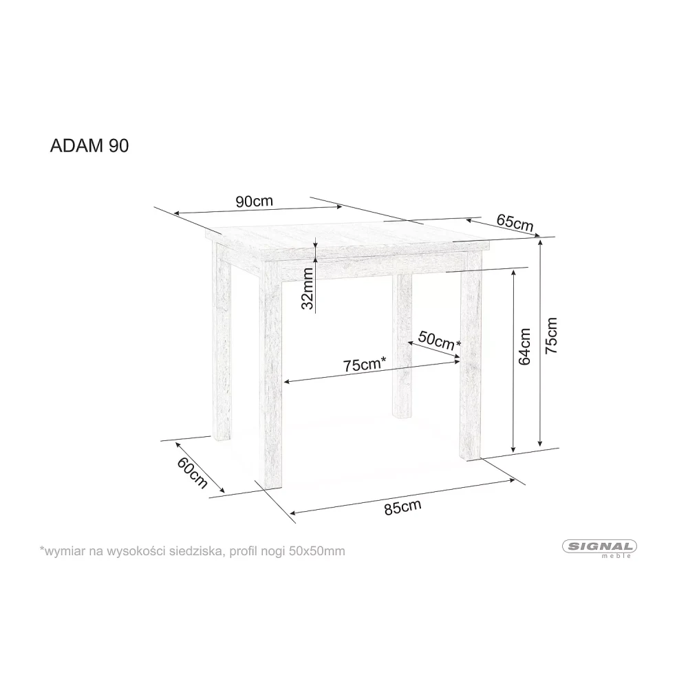 Stół Adam 90 - obrazek 3