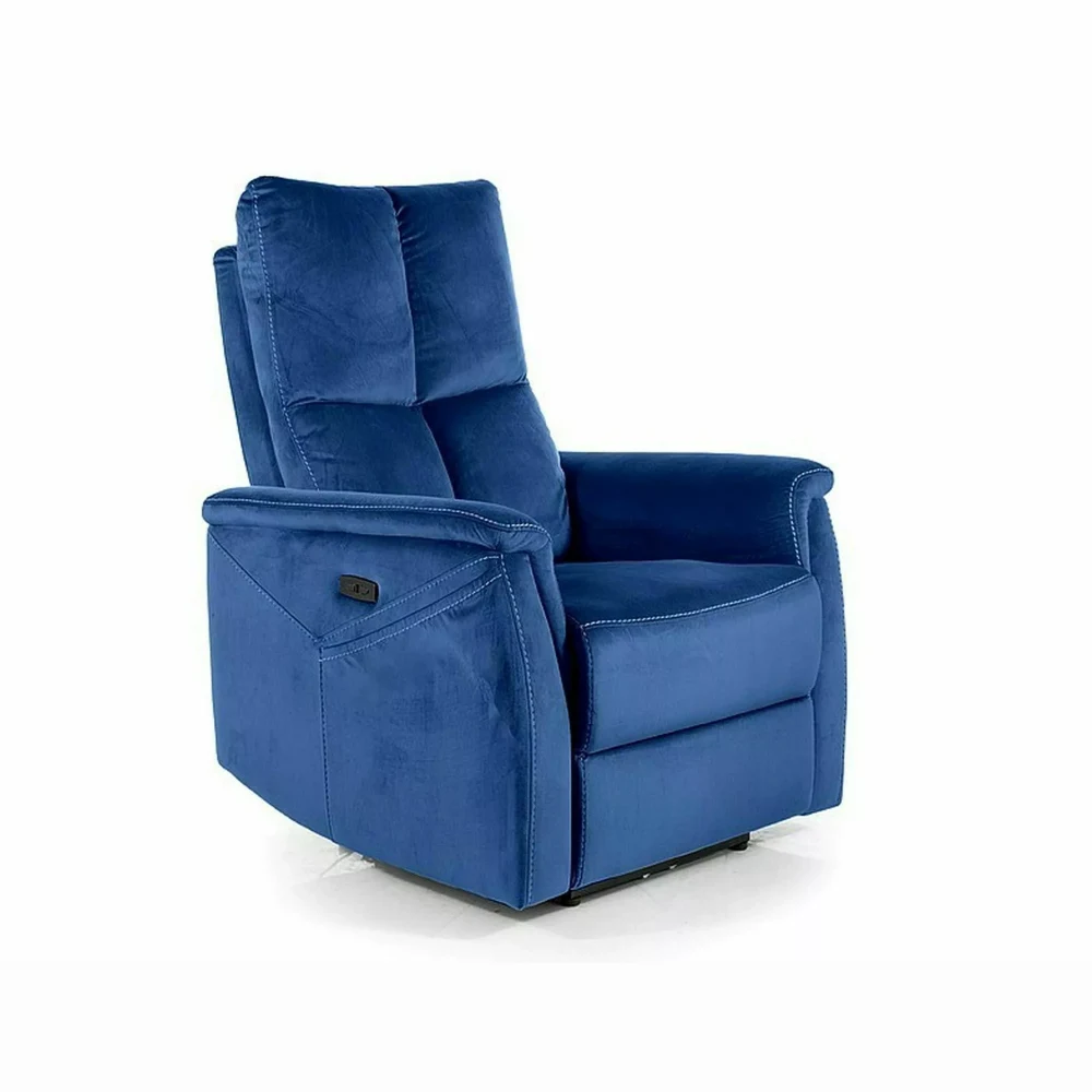 Fotel Neptun M Velvet z f. masażu - obrazek 3